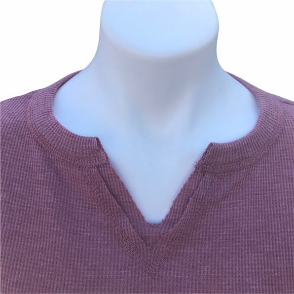 NEW Nordstrom Baea pink flare sleeve thermal top L - Picture 2 of 10